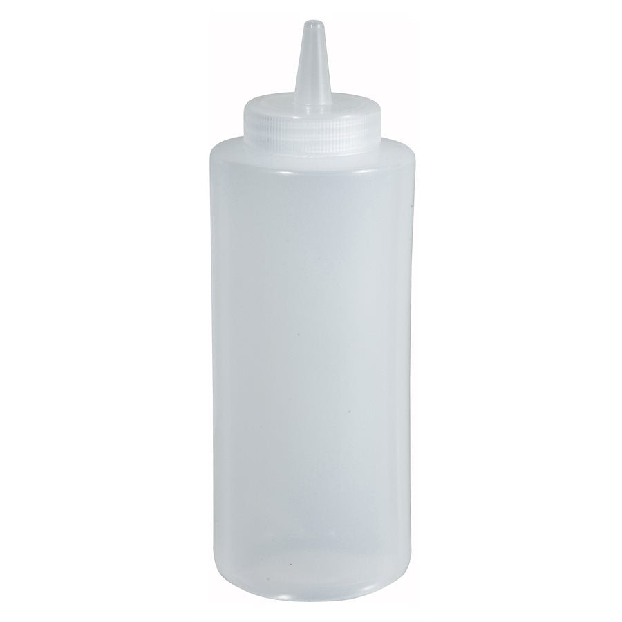 24 Oz Clear Squeeze Bottle 6 /Pack - PSB-24C