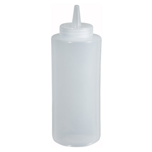 24 Oz Clear Squeeze Bottle 6 /Pack - PSB-24C